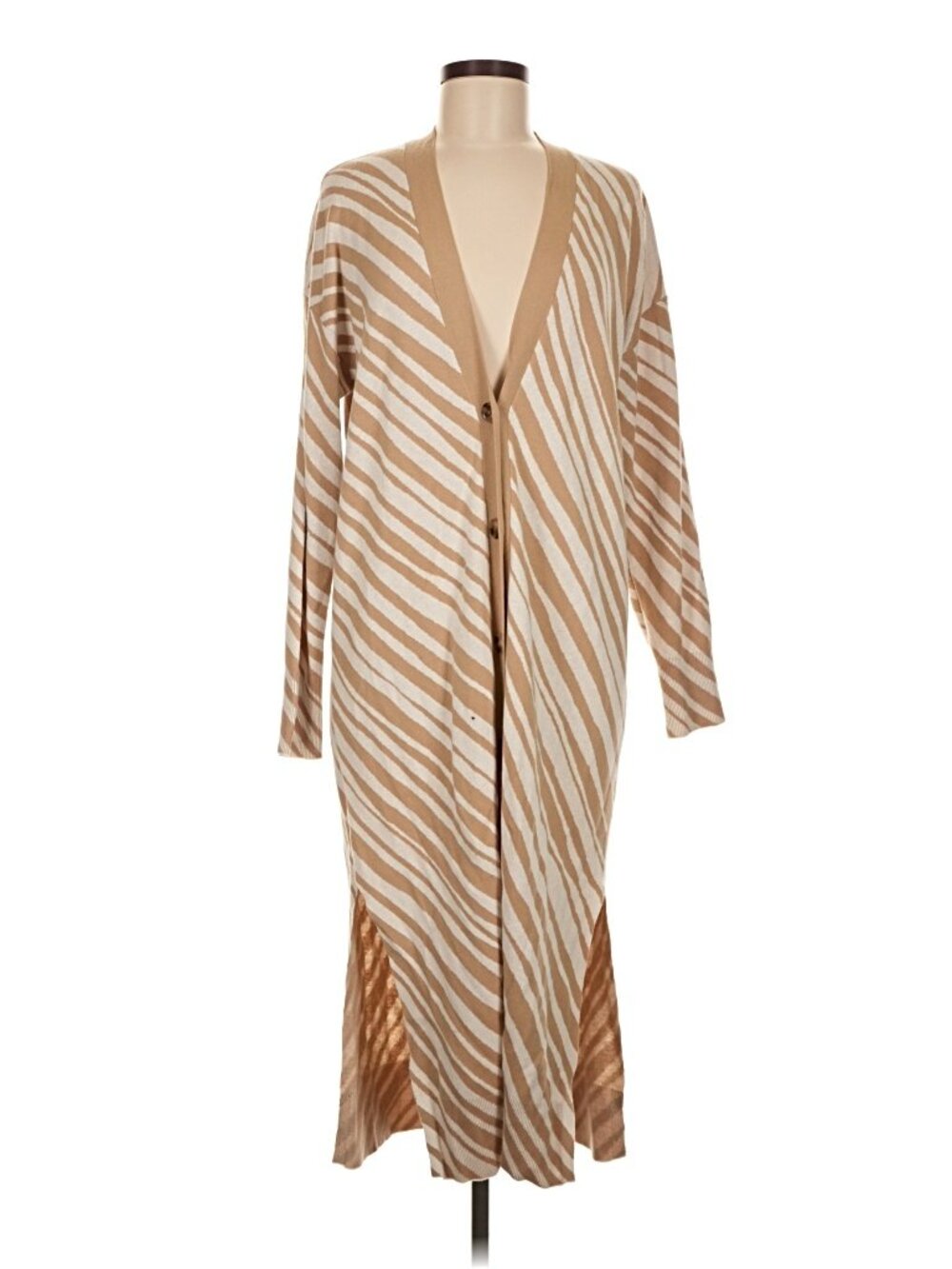 Ann Taylor Zebra Cardigan Duster